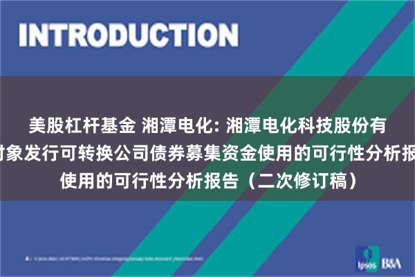 美股杠杆基金 湘潭电化: 湘潭电化科技股份有限公司向不特定对象发行可转换公司债券募集资金使用的可行性分析报告（二次修订稿）